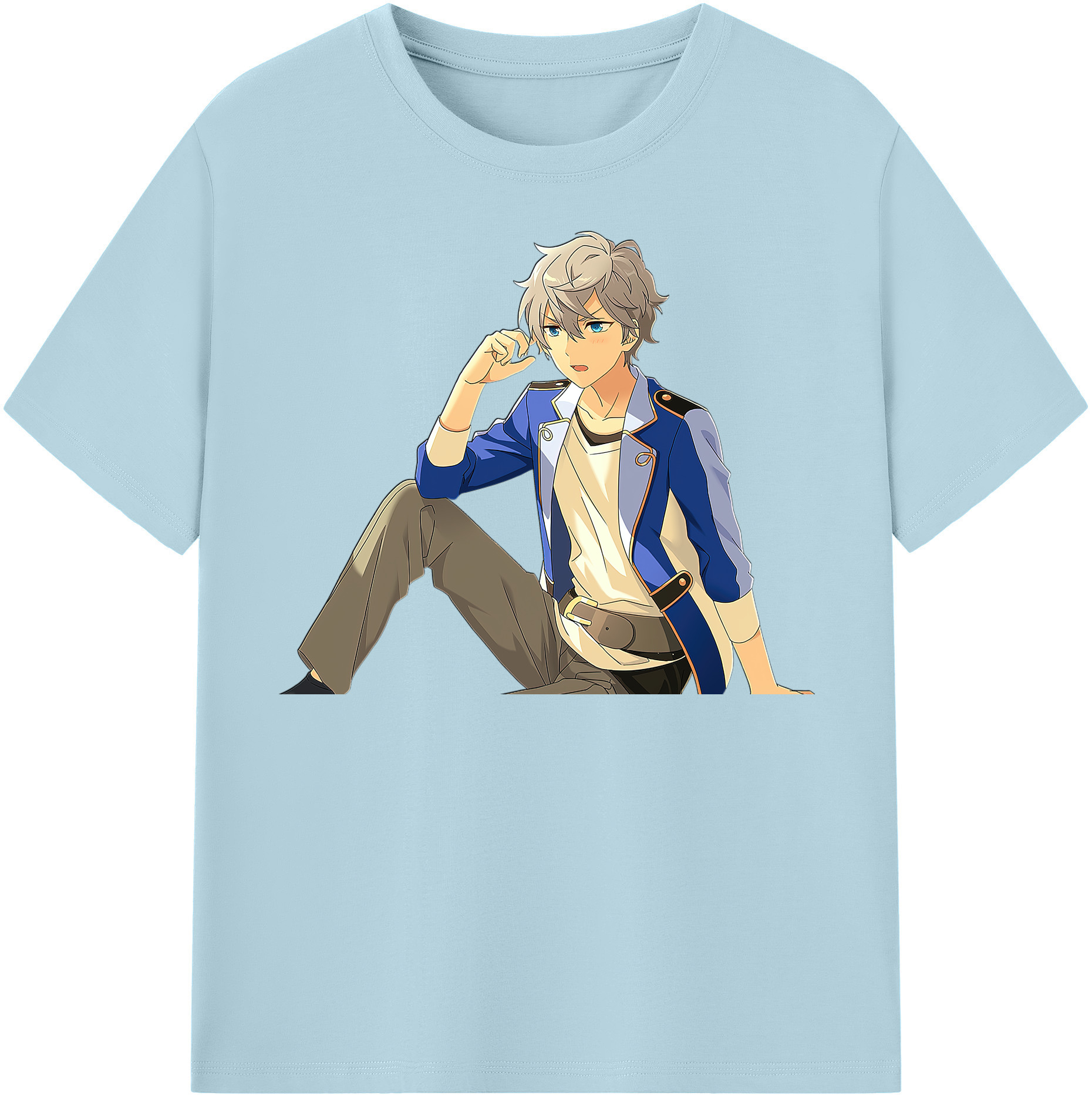 （画像用） あんさんぶるスターズ! Ensemble Stars 綿100％半袖Tシャツ（フロントプリント）